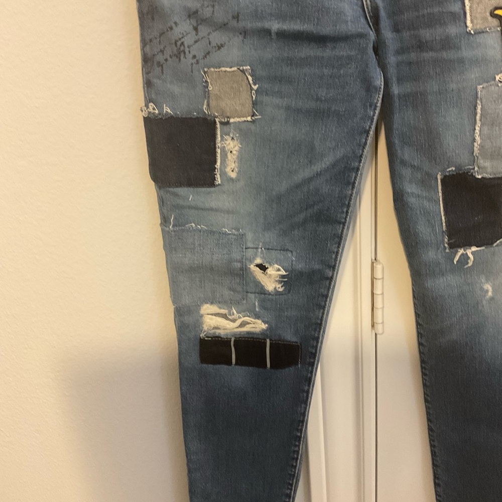 COPY - Lauren Ralph Lauren Women’s. Patchwork Denim Jeans. SZ 4 Preowned - Picture 3 of 7